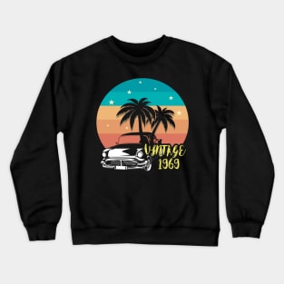 1969 BIRTHDAY VINTAGE CARS CLASSIC Crewneck Sweatshirt